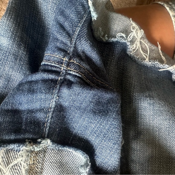 AG EX Boyfriend roll-up jean, short size 26 - Picture 4 of 7